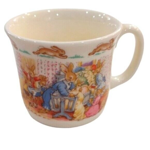 Royal Doulton "Bunnykins'' Bone China Box Set "Celebrate Your‎ Christening" 1993 - Picture 8 of 11